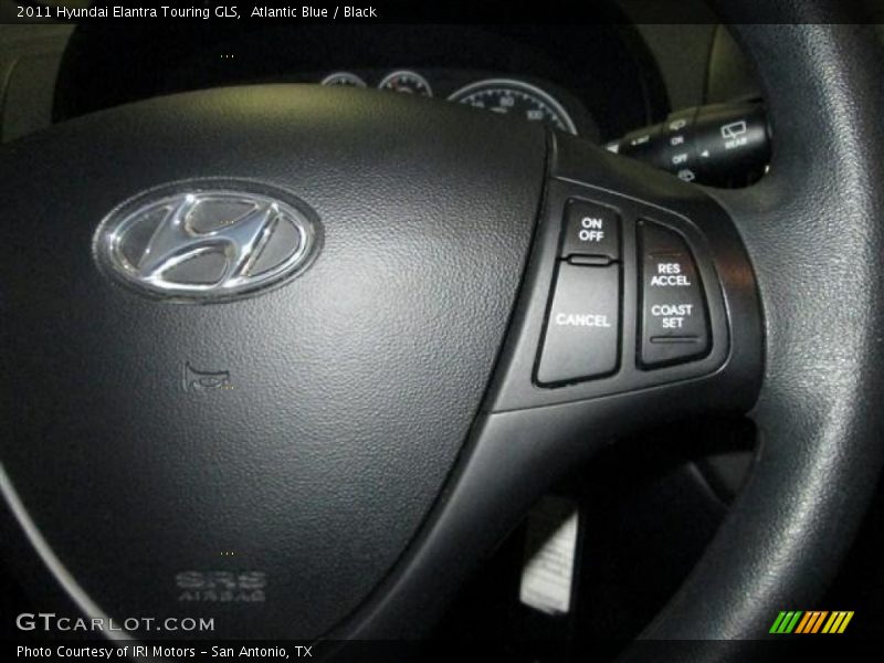 Atlantic Blue / Black 2011 Hyundai Elantra Touring GLS