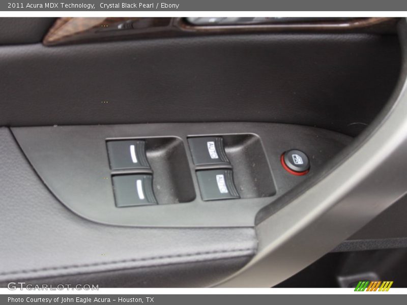 Crystal Black Pearl / Ebony 2011 Acura MDX Technology