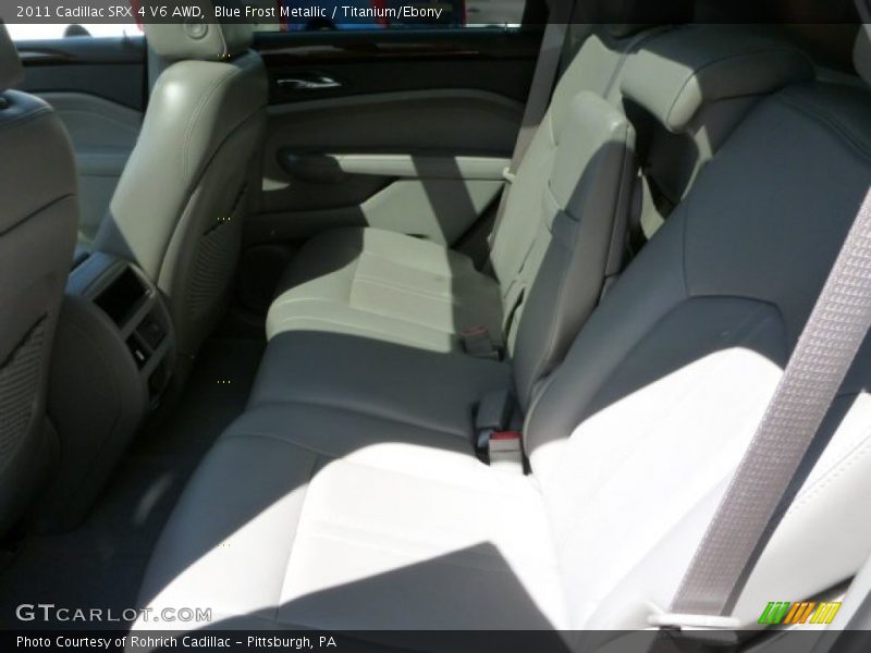 Blue Frost Metallic / Titanium/Ebony 2011 Cadillac SRX 4 V6 AWD