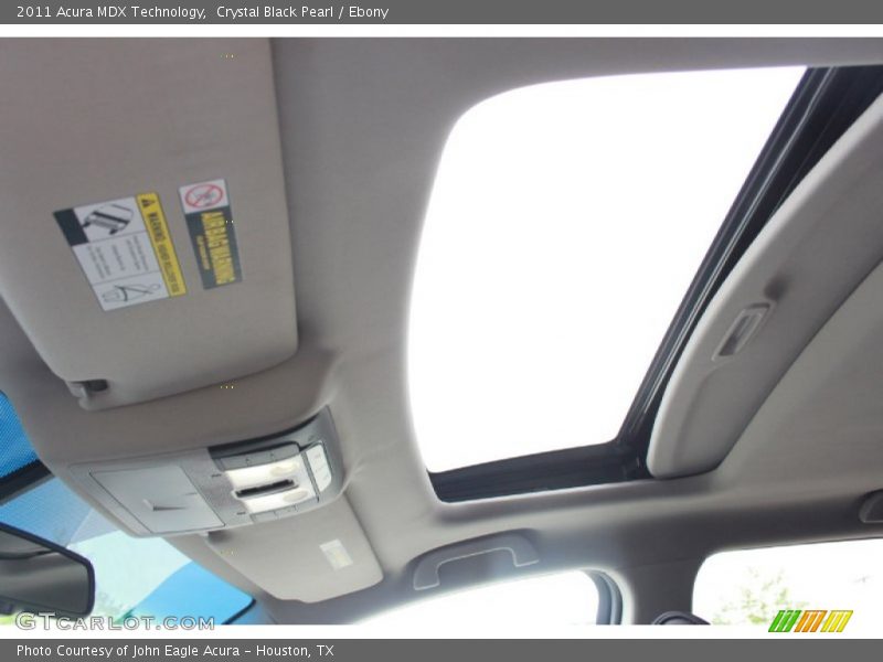 Crystal Black Pearl / Ebony 2011 Acura MDX Technology