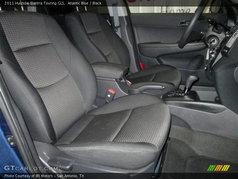 Atlantic Blue / Black 2011 Hyundai Elantra Touring GLS