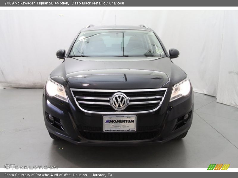 Deep Black Metallic / Charcoal 2009 Volkswagen Tiguan SE 4Motion