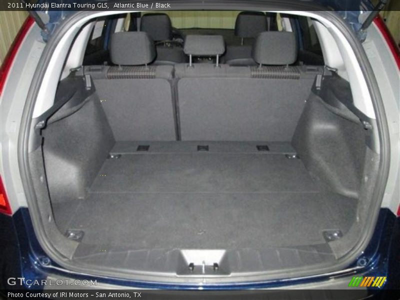 Atlantic Blue / Black 2011 Hyundai Elantra Touring GLS
