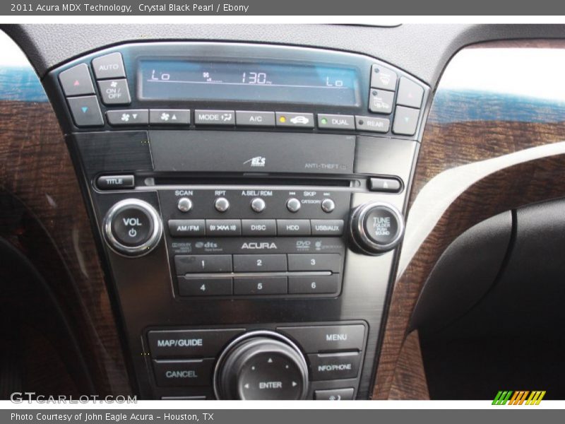Crystal Black Pearl / Ebony 2011 Acura MDX Technology