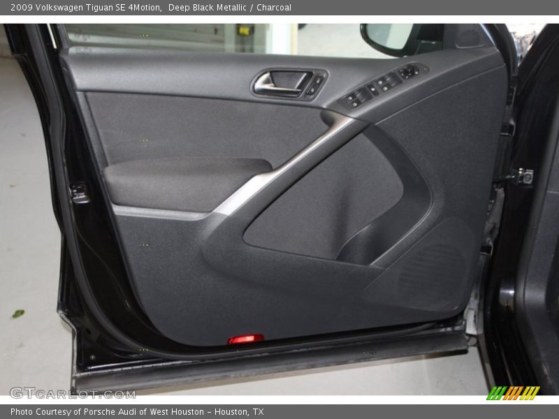Deep Black Metallic / Charcoal 2009 Volkswagen Tiguan SE 4Motion