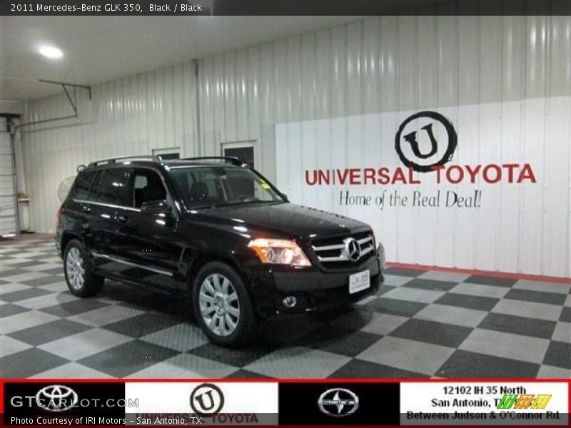 Black / Black 2011 Mercedes-Benz GLK 350