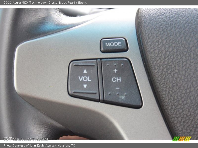 Crystal Black Pearl / Ebony 2011 Acura MDX Technology