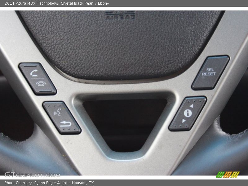 Crystal Black Pearl / Ebony 2011 Acura MDX Technology