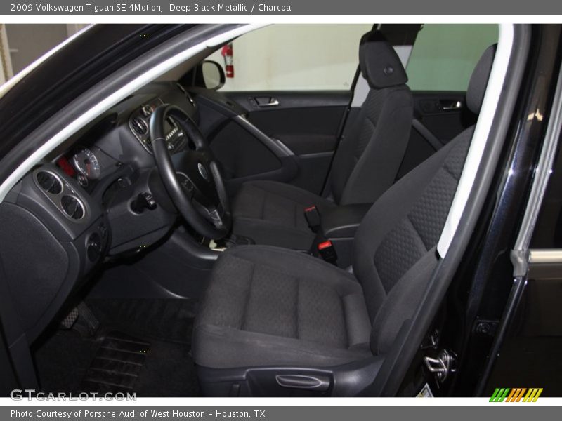 Deep Black Metallic / Charcoal 2009 Volkswagen Tiguan SE 4Motion