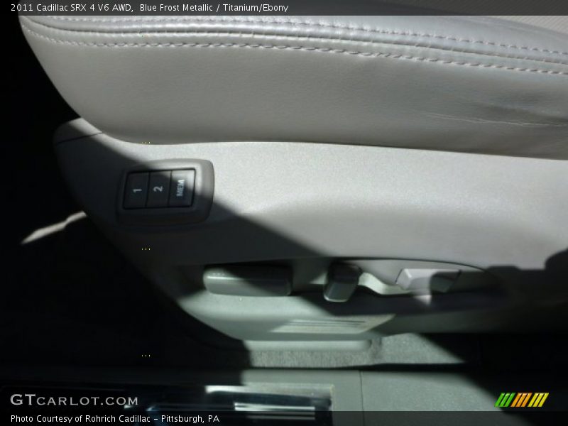Blue Frost Metallic / Titanium/Ebony 2011 Cadillac SRX 4 V6 AWD