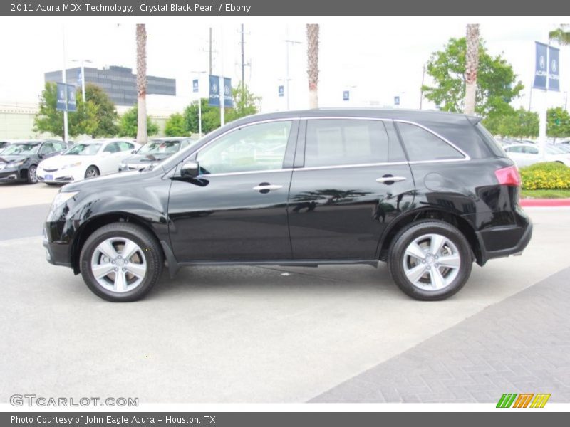 Crystal Black Pearl / Ebony 2011 Acura MDX Technology