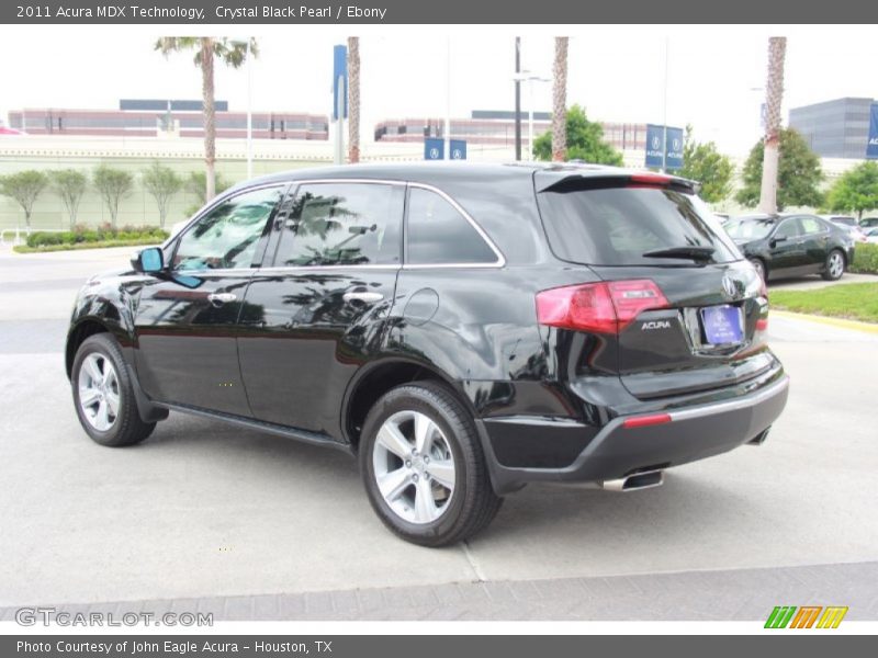 Crystal Black Pearl / Ebony 2011 Acura MDX Technology