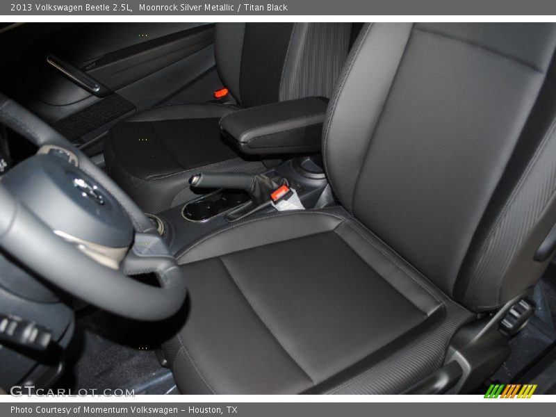 Moonrock Silver Metallic / Titan Black 2013 Volkswagen Beetle 2.5L