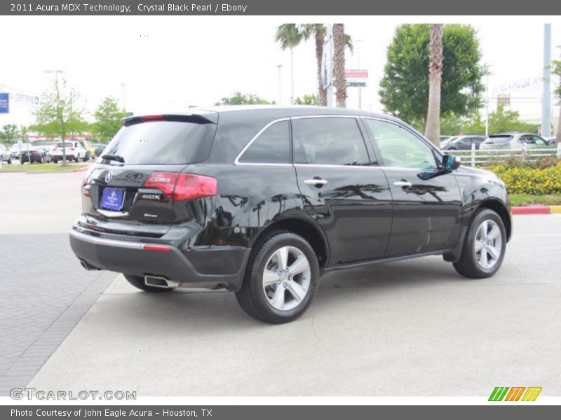 Crystal Black Pearl / Ebony 2011 Acura MDX Technology