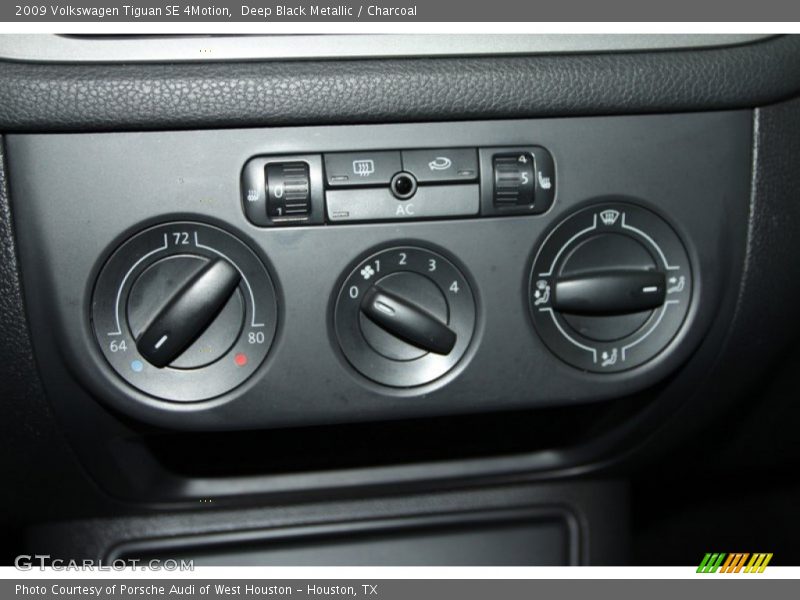 Deep Black Metallic / Charcoal 2009 Volkswagen Tiguan SE 4Motion