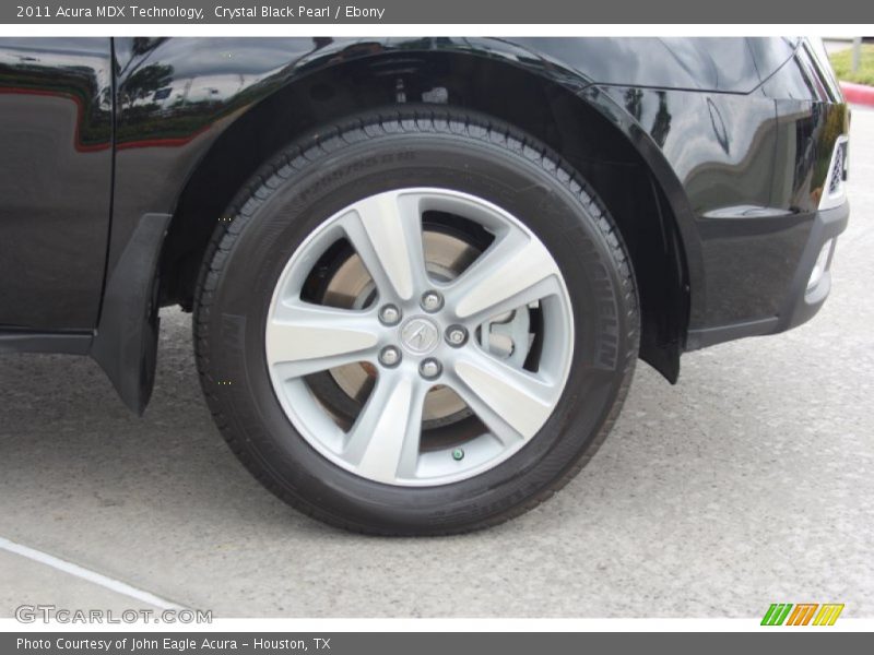 Crystal Black Pearl / Ebony 2011 Acura MDX Technology