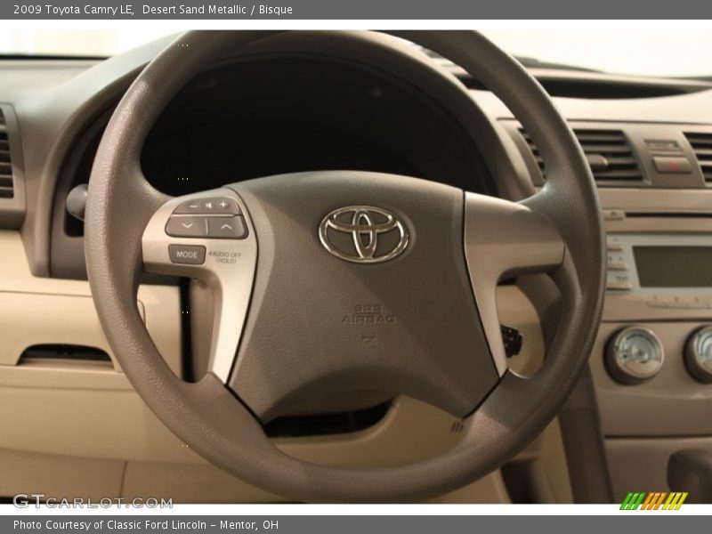 Desert Sand Metallic / Bisque 2009 Toyota Camry LE