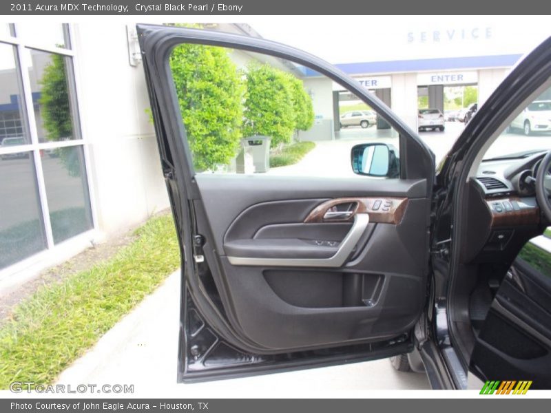Crystal Black Pearl / Ebony 2011 Acura MDX Technology