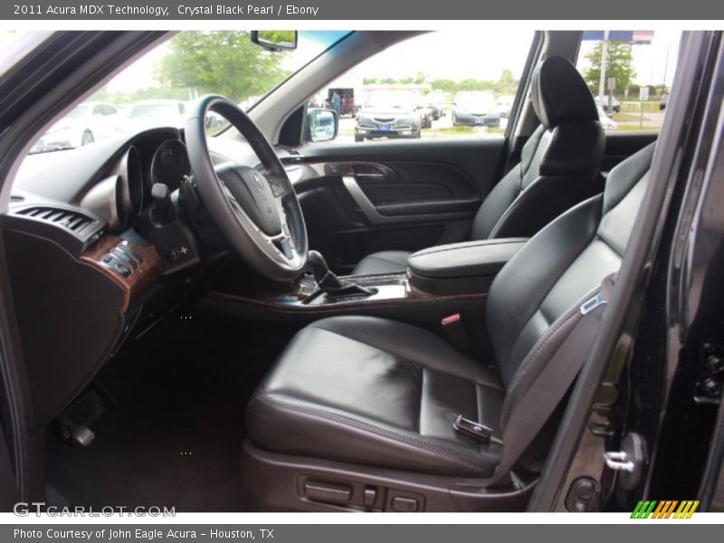 Crystal Black Pearl / Ebony 2011 Acura MDX Technology