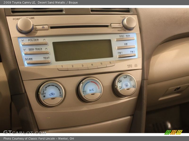 Desert Sand Metallic / Bisque 2009 Toyota Camry LE