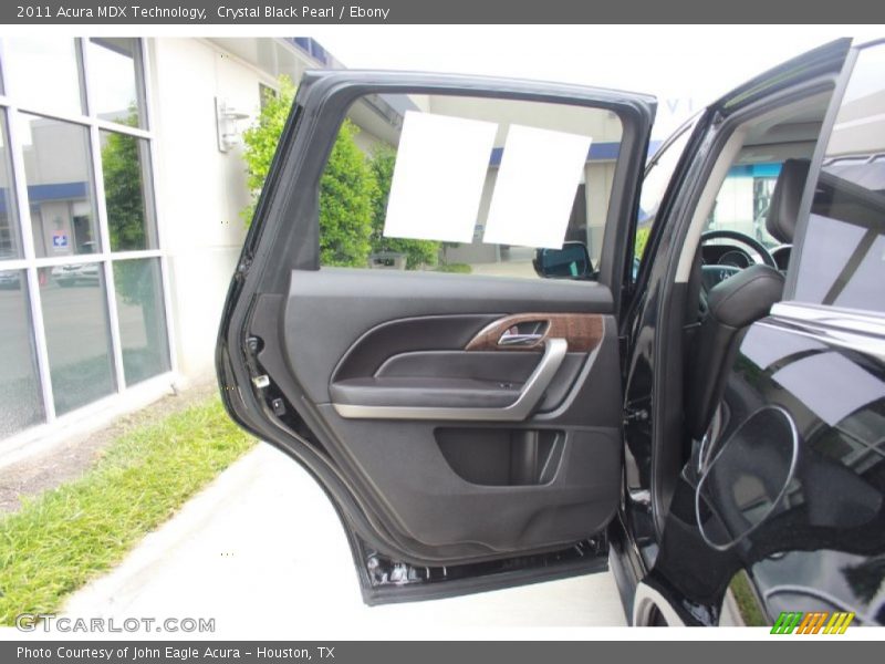 Crystal Black Pearl / Ebony 2011 Acura MDX Technology