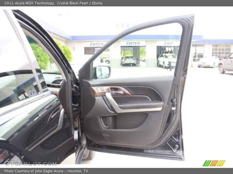 Crystal Black Pearl / Ebony 2011 Acura MDX Technology