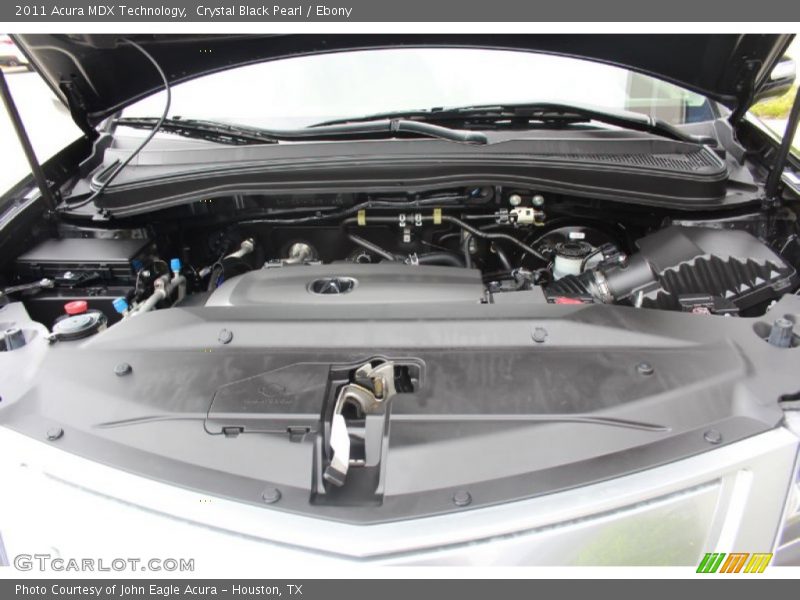 Crystal Black Pearl / Ebony 2011 Acura MDX Technology