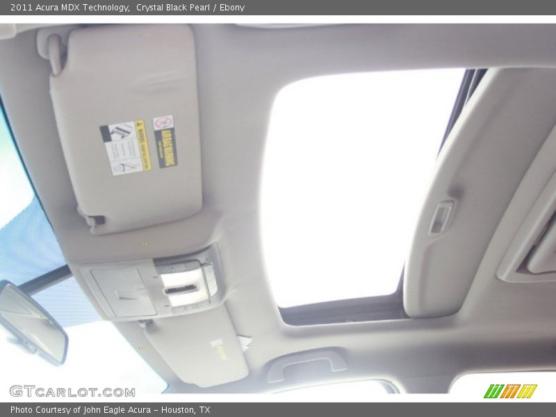 Crystal Black Pearl / Ebony 2011 Acura MDX Technology