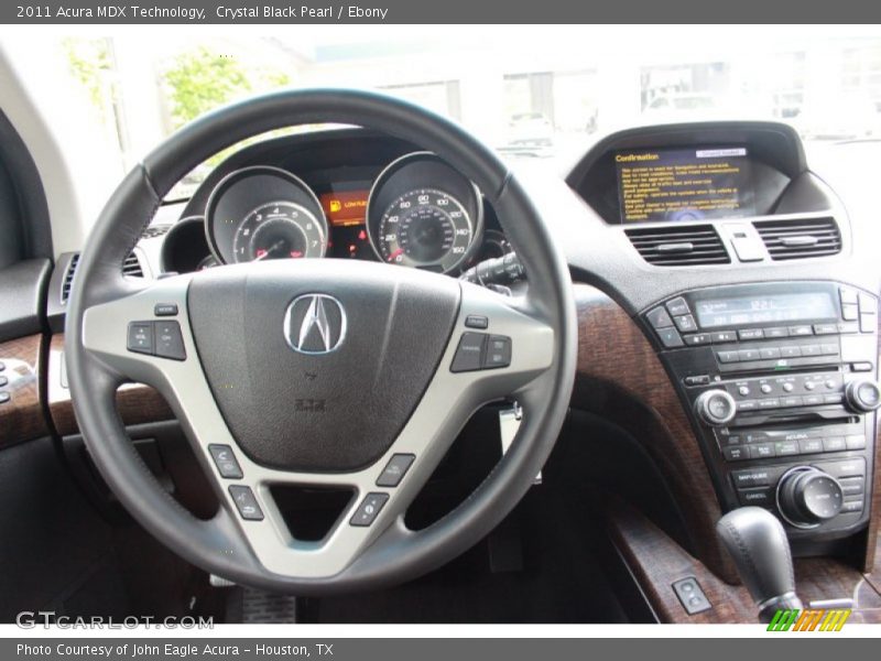 Crystal Black Pearl / Ebony 2011 Acura MDX Technology