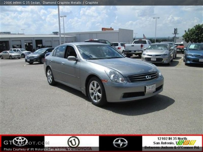 Diamond Graphite Metallic / Graphite 2006 Infiniti G 35 Sedan