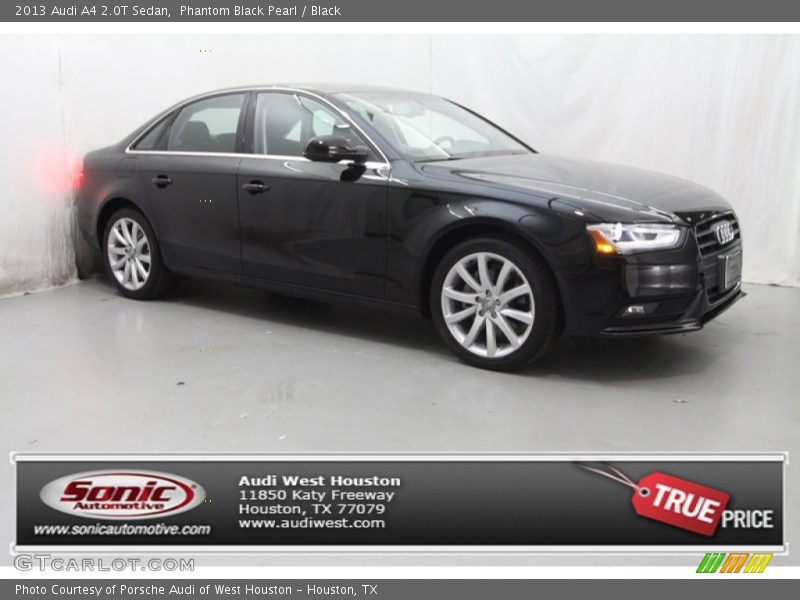 Phantom Black Pearl / Black 2013 Audi A4 2.0T Sedan