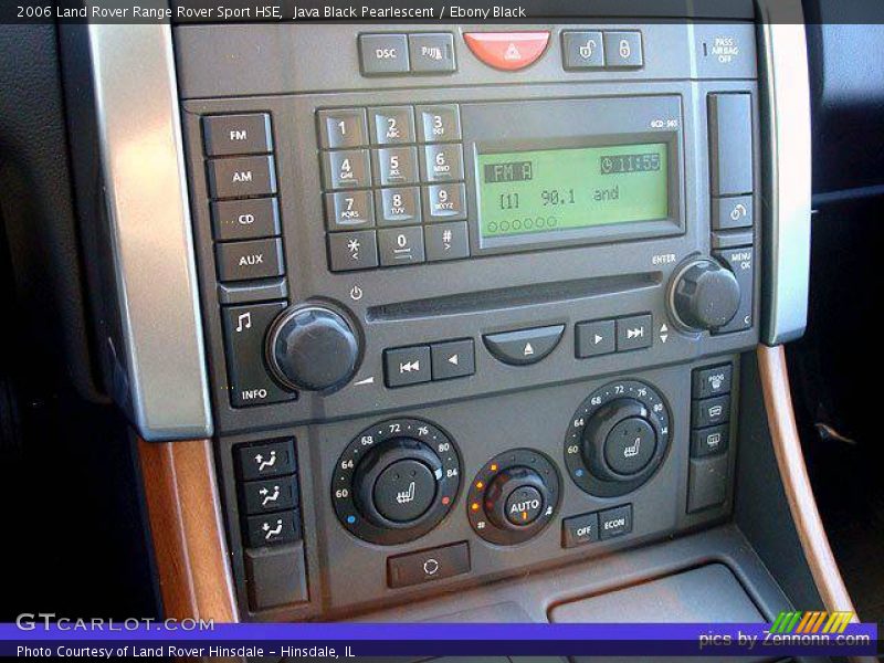Java Black Pearlescent / Ebony Black 2006 Land Rover Range Rover Sport HSE
