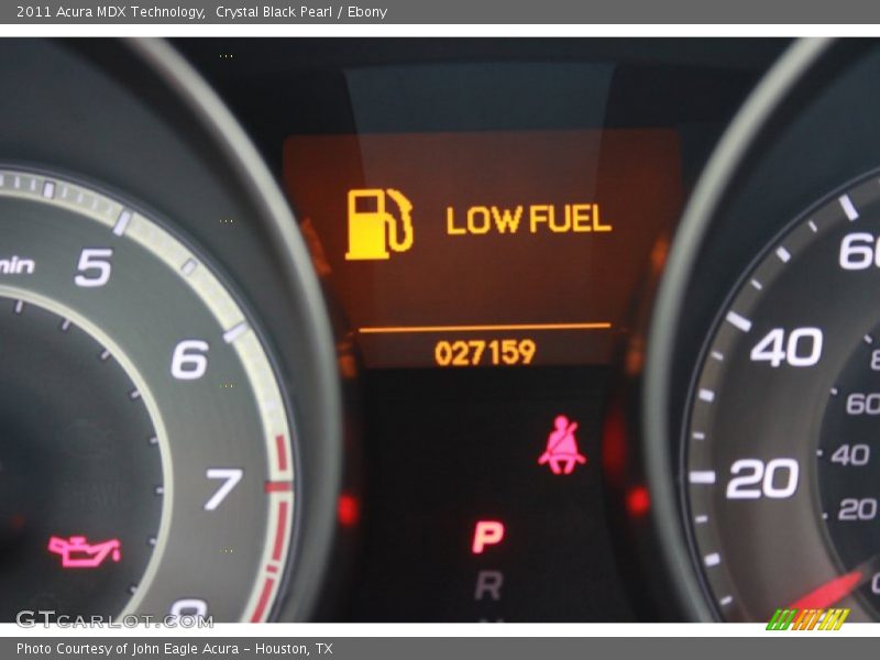 Crystal Black Pearl / Ebony 2011 Acura MDX Technology