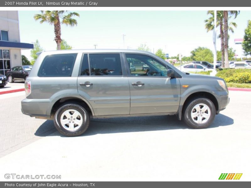 Nimbus Gray Metallic / Gray 2007 Honda Pilot LX