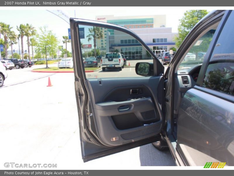 Nimbus Gray Metallic / Gray 2007 Honda Pilot LX