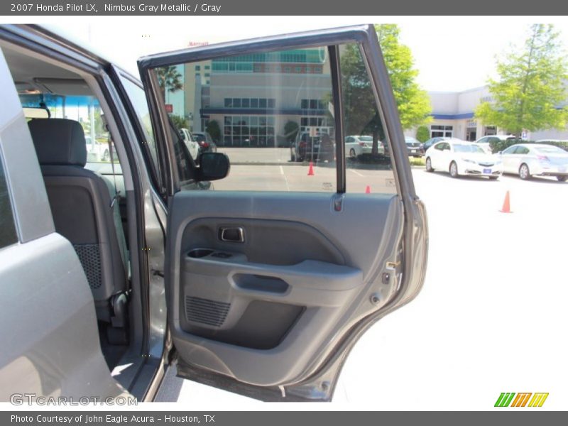 Nimbus Gray Metallic / Gray 2007 Honda Pilot LX