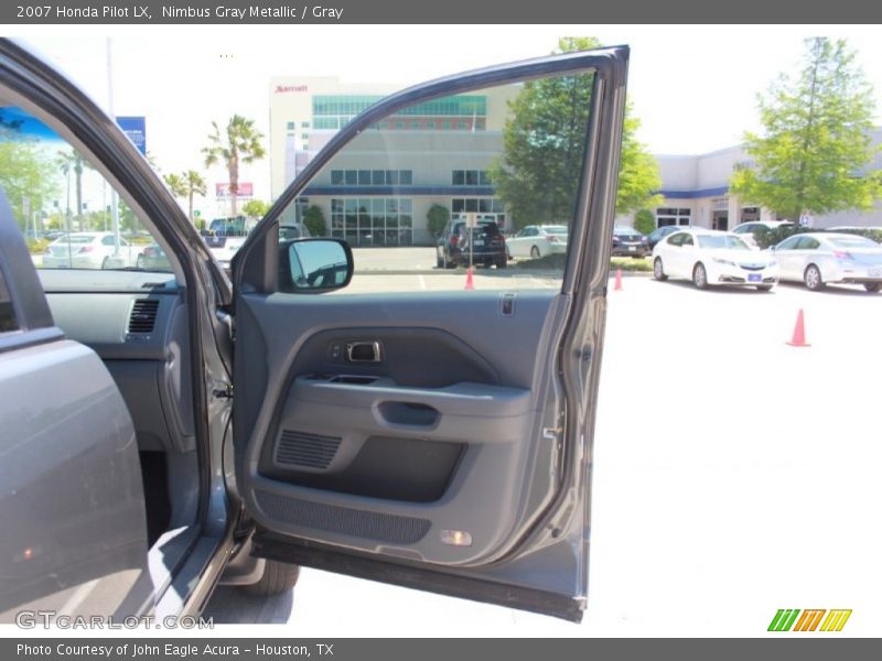 Nimbus Gray Metallic / Gray 2007 Honda Pilot LX