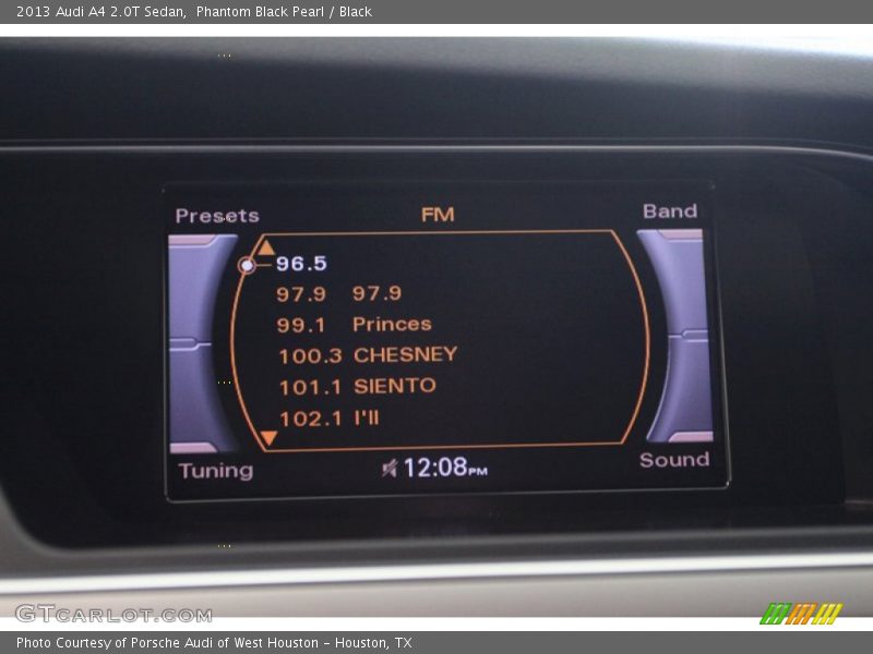 Phantom Black Pearl / Black 2013 Audi A4 2.0T Sedan