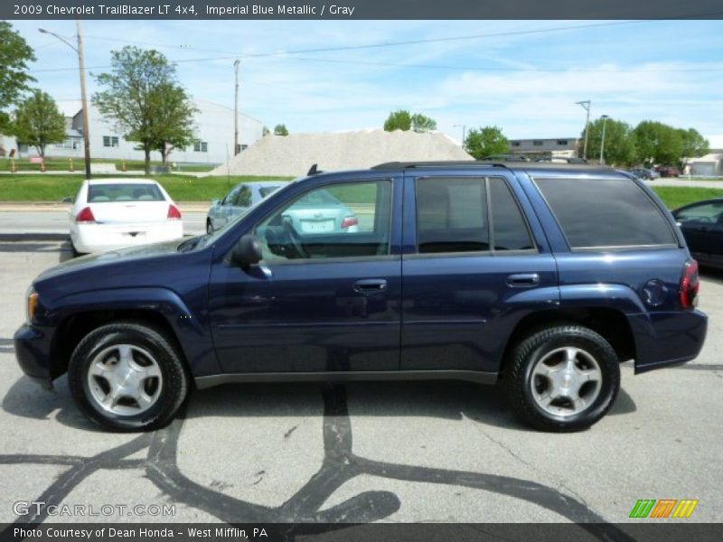 Imperial Blue Metallic / Gray 2009 Chevrolet TrailBlazer LT 4x4