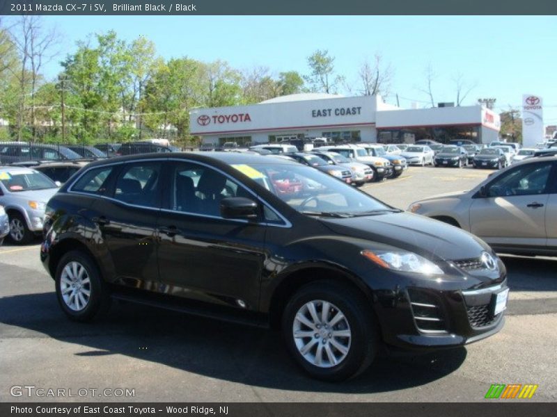 Brilliant Black / Black 2011 Mazda CX-7 i SV