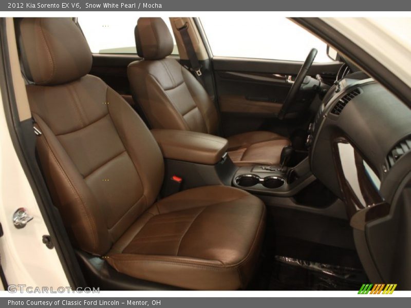 Snow White Pearl / Mocha 2012 Kia Sorento EX V6