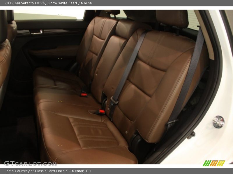 Snow White Pearl / Mocha 2012 Kia Sorento EX V6