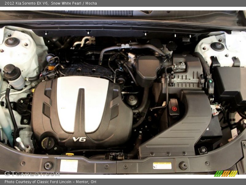 Snow White Pearl / Mocha 2012 Kia Sorento EX V6