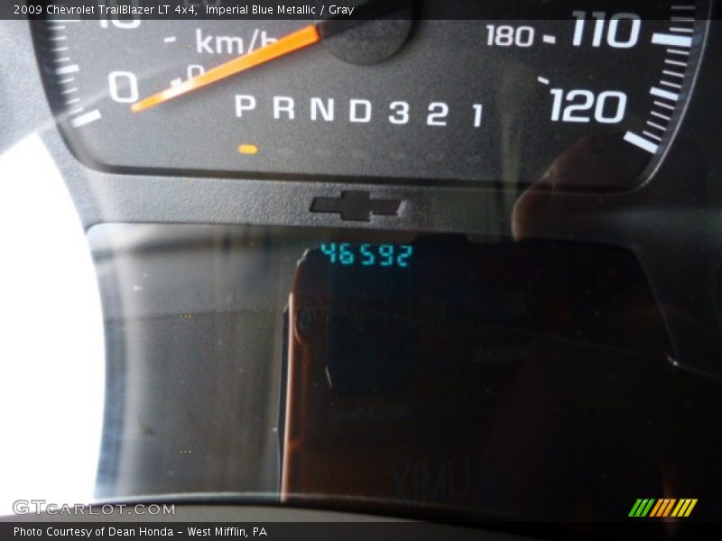 Imperial Blue Metallic / Gray 2009 Chevrolet TrailBlazer LT 4x4