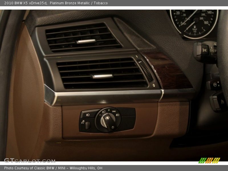 Platinum Bronze Metallic / Tobacco 2010 BMW X5 xDrive35d