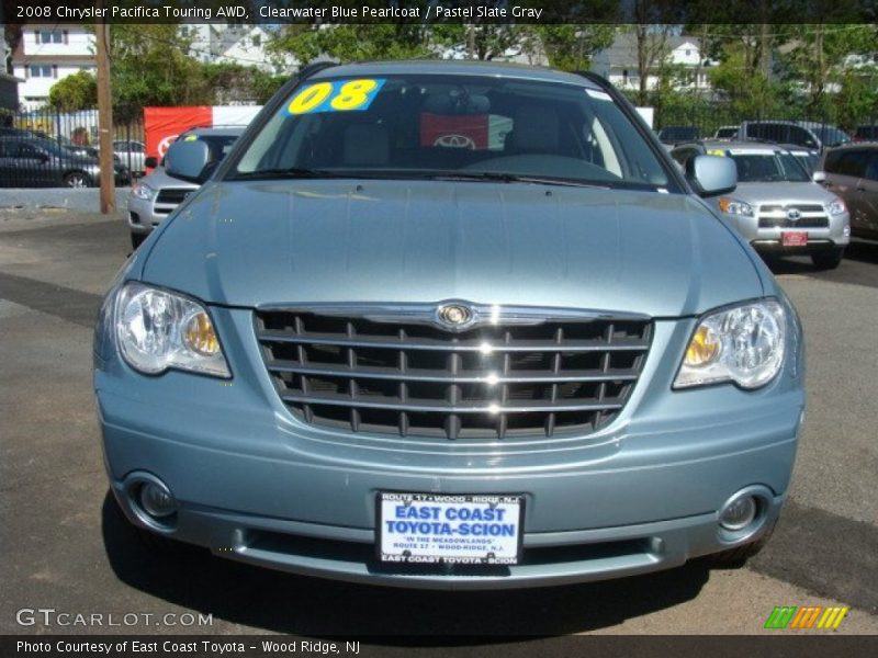Clearwater Blue Pearlcoat / Pastel Slate Gray 2008 Chrysler Pacifica Touring AWD