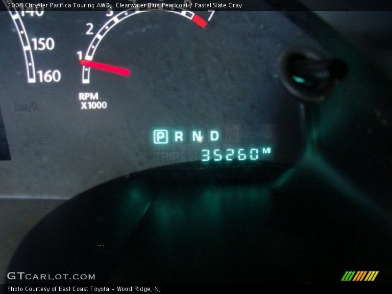 Clearwater Blue Pearlcoat / Pastel Slate Gray 2008 Chrysler Pacifica Touring AWD