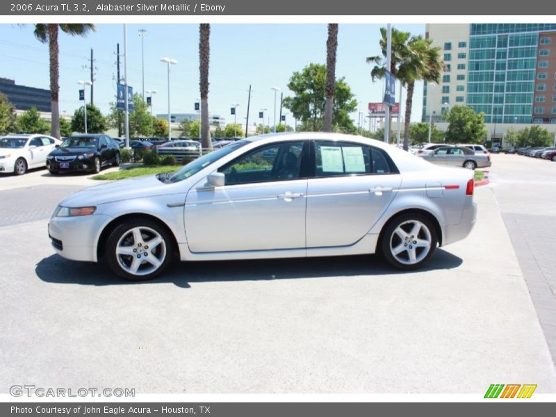 Alabaster Silver Metallic / Ebony 2006 Acura TL 3.2