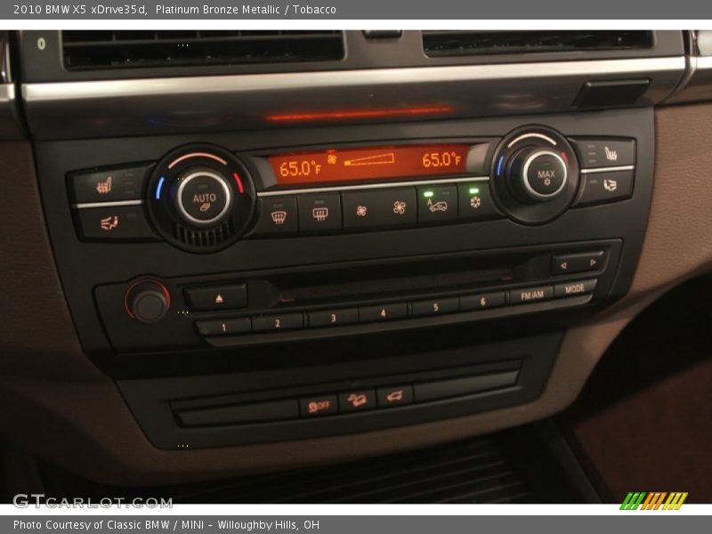 Platinum Bronze Metallic / Tobacco 2010 BMW X5 xDrive35d