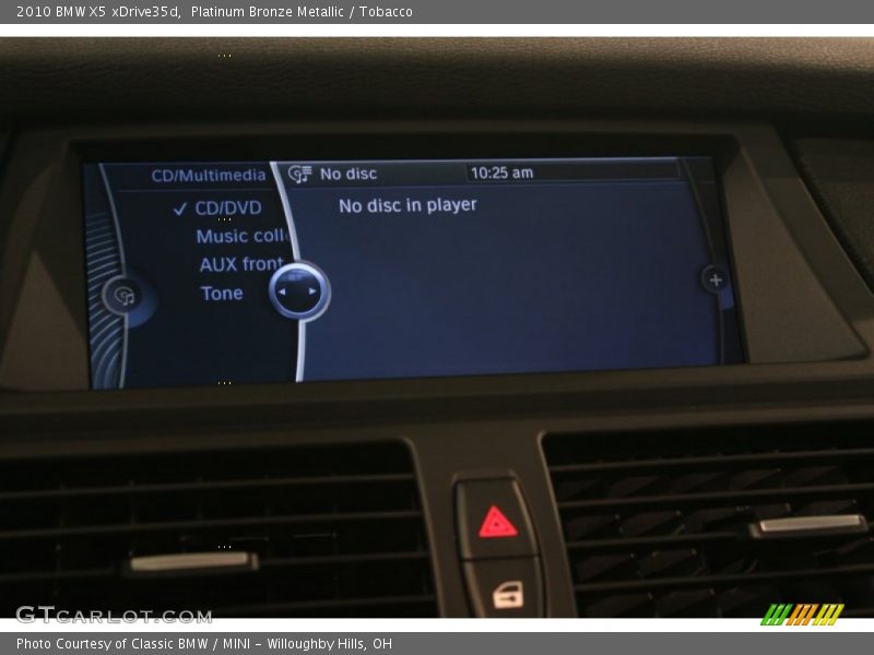 Platinum Bronze Metallic / Tobacco 2010 BMW X5 xDrive35d